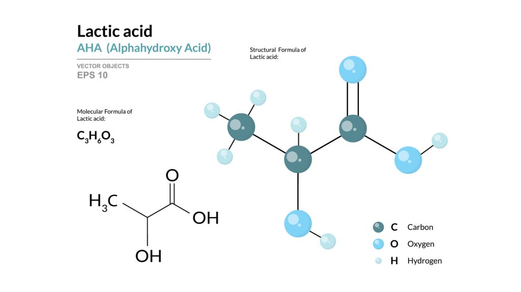 ساختار اسید لاکتیک