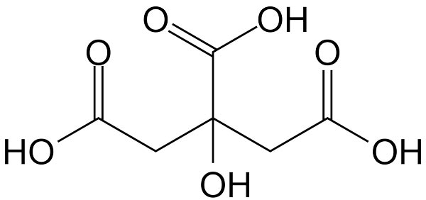 ساختار-اسیدسیتریک